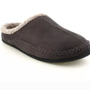 Deer Stags Slipperooz Men's Nordic Indoor Outdoor Slippers‎ Grey Size 8 Men New